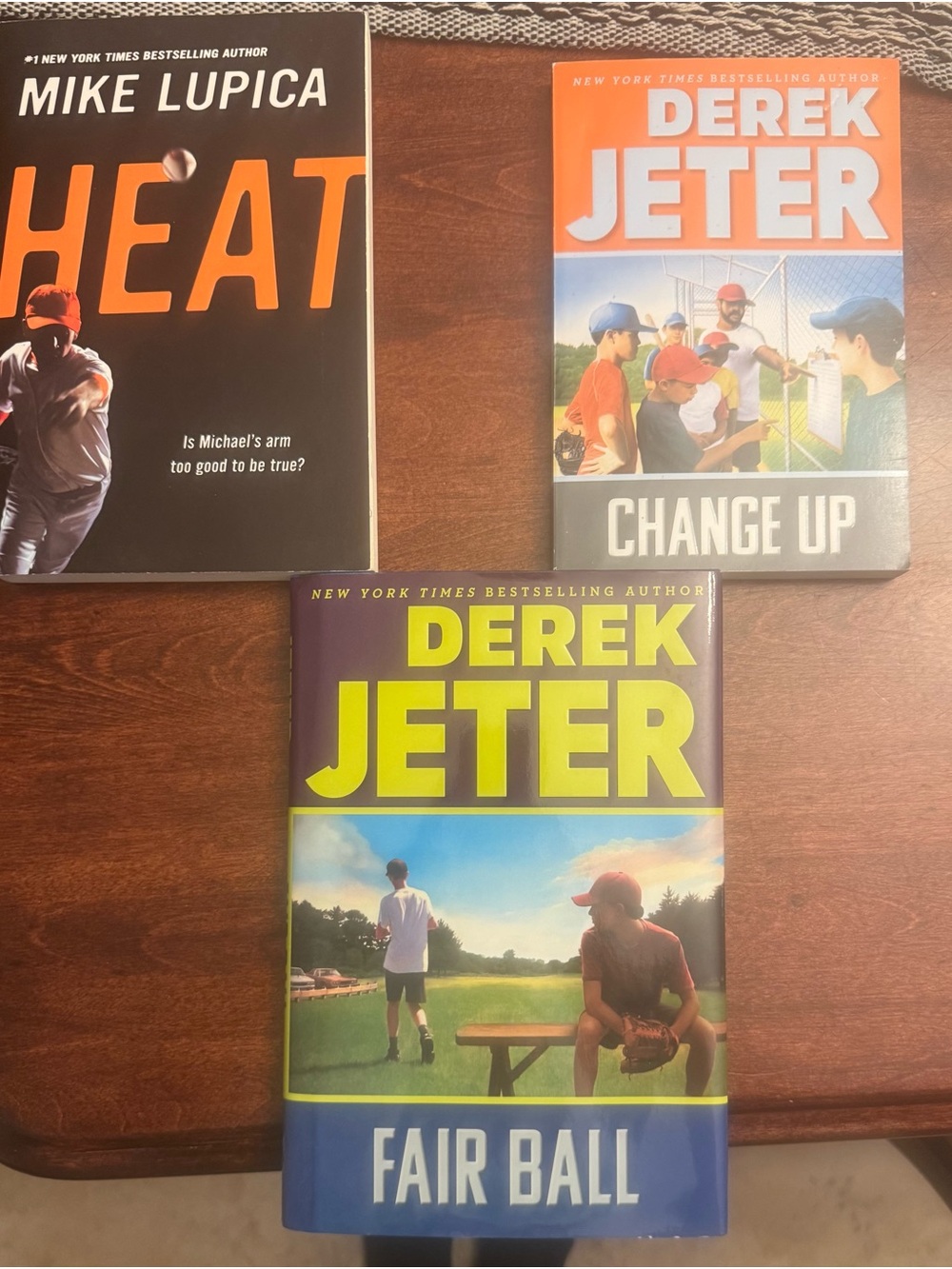 ⚾ Baseball Book‎ Bundle Derek Jeter & Mike Lupica | Lot of 3